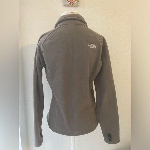 The North Face Brown Soft Full Zip Fleece Jacket M Women’s Hiking Fleece - Picture 6 of 9